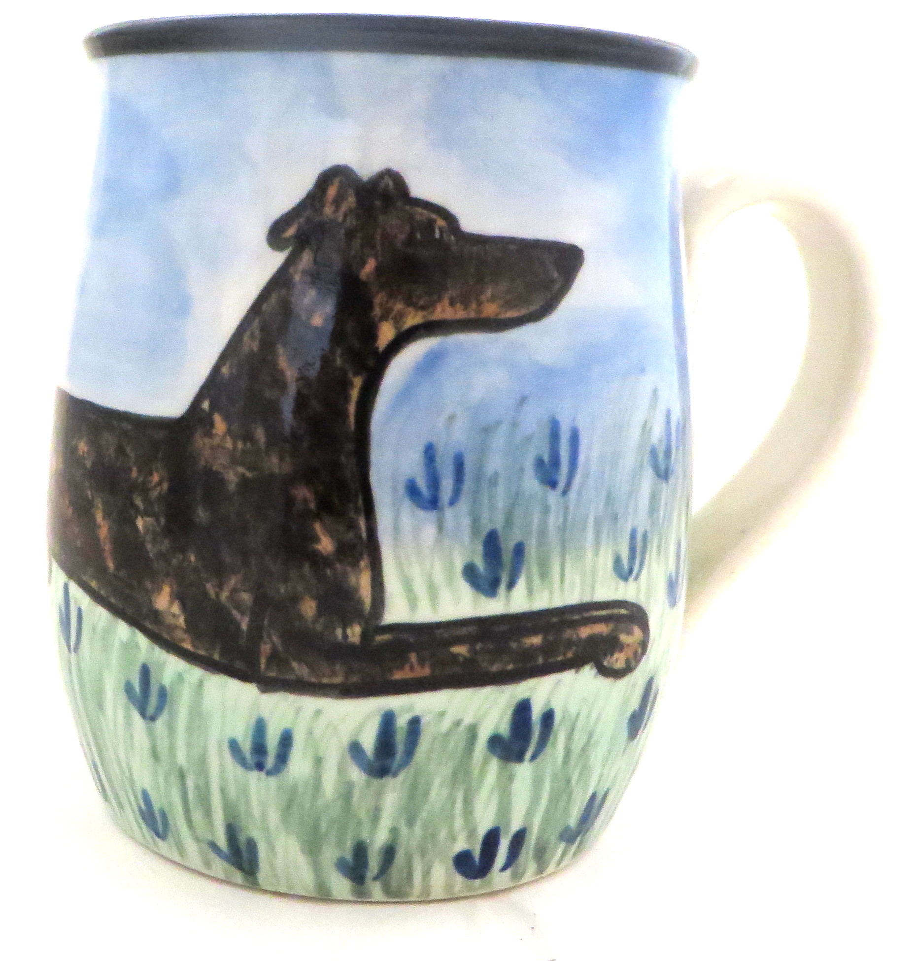 Greyhound Brindle -Deluxe mug